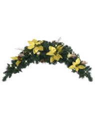 Arche de Noël avec lumières LED Vert 90 cm PVC | Mobilier & Déco