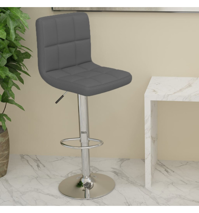 Tabouret de bar Gris Similicuir | Mobilier & Déco