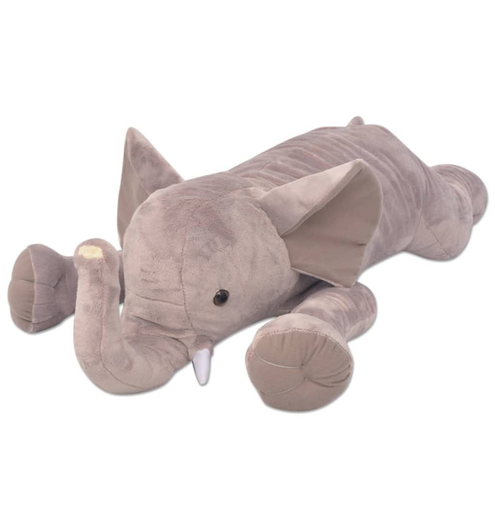 Éléphant jouet en peluche XXL 95 cm | Mobilier & Déco