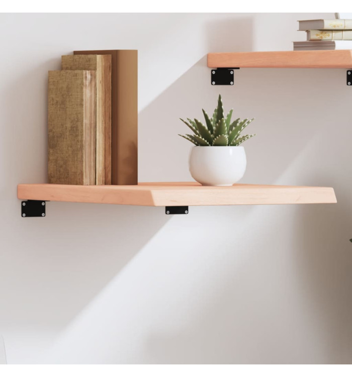 Étagère murale 40x50x(2-4)cm bois de chêne massif non traité | Mobilier & Déco