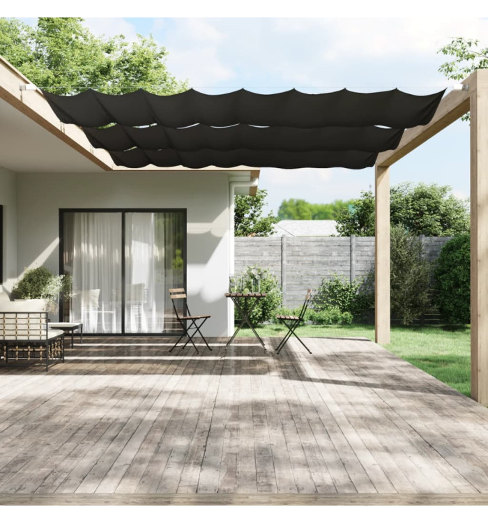 Auvent vertical Anthracite 140x600 cm Tissu oxford | Mobilier & Déco