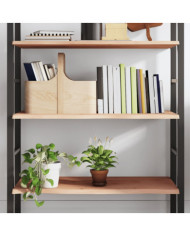 Étagère murale 80x60x2 cm bois de chêne massif non traité | Mobilier & Déco
