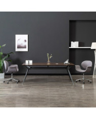 Chaise pivotante à manger Gris Tissu | Mobilier & Déco