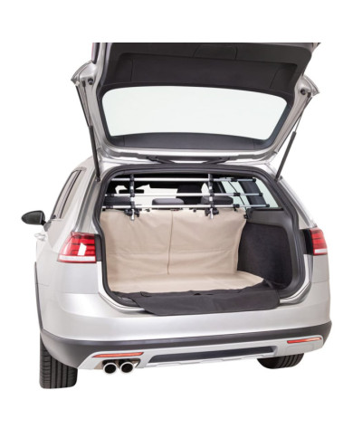 TRIXIE Couverture de coffre auto avec pare-choc Beige et noir | Mobilier & Déco