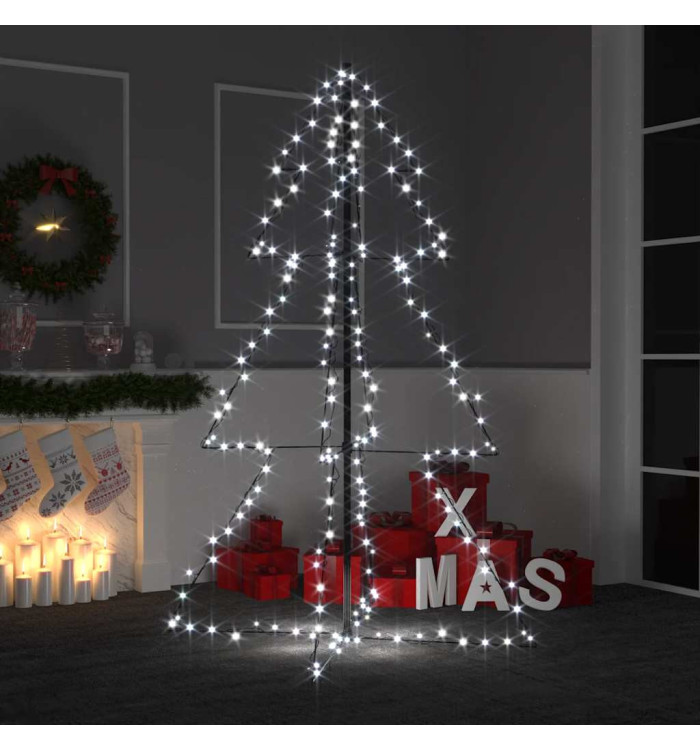 Arbre de Noël cône 200 LED d'intérieur/d'extérieur 98x150 cm | Mobilier & Déco