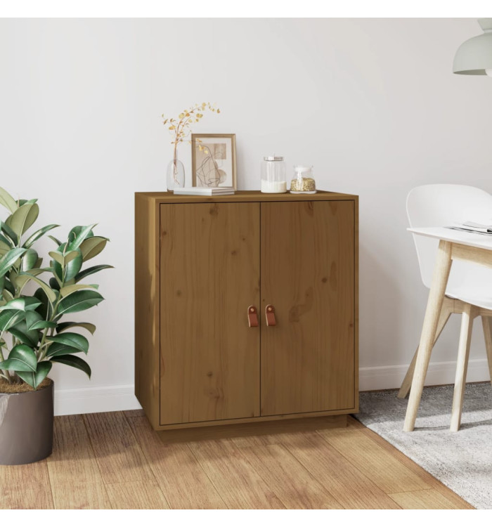Buffet Marron miel 65,5x40x75 cm Bois massif de pin | Mobilier & Déco