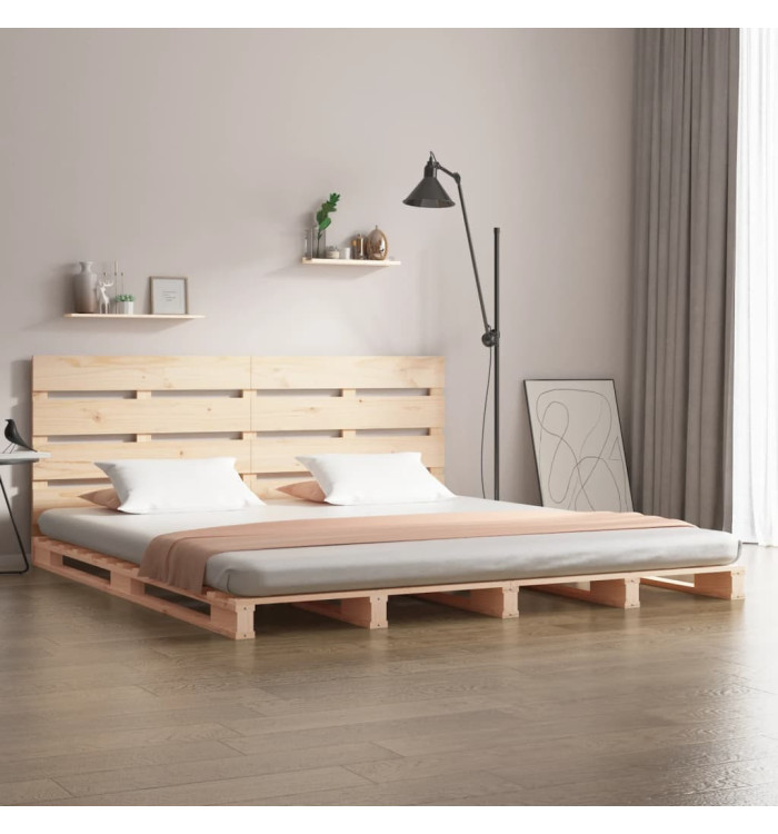 Cadre de lit sans matelas 160x200 cm bois massif de pin | Mobilier & Déco
