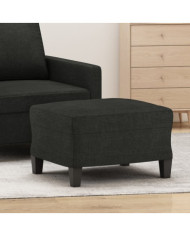 Repose-pied Noir 60x50x41 cm Tissu | Mobilier & Déco