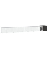 Poulailler Anthracite 900x91x100 cm Acier galvanisé | Mobilier & Déco