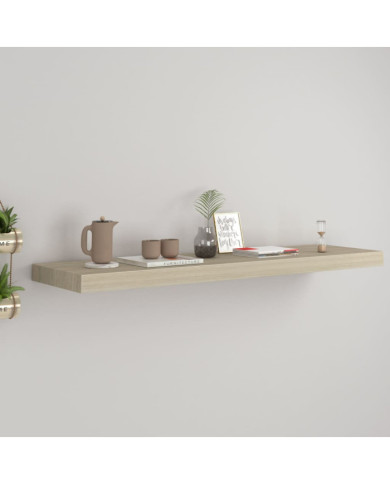 Étagère murale flottante chêne 90x23,5x3,8 cm MDF | Mobilier & Déco