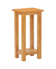 Table d'appoint 27x24x55 cm Bois de chêne massif | Mobilier & Déco