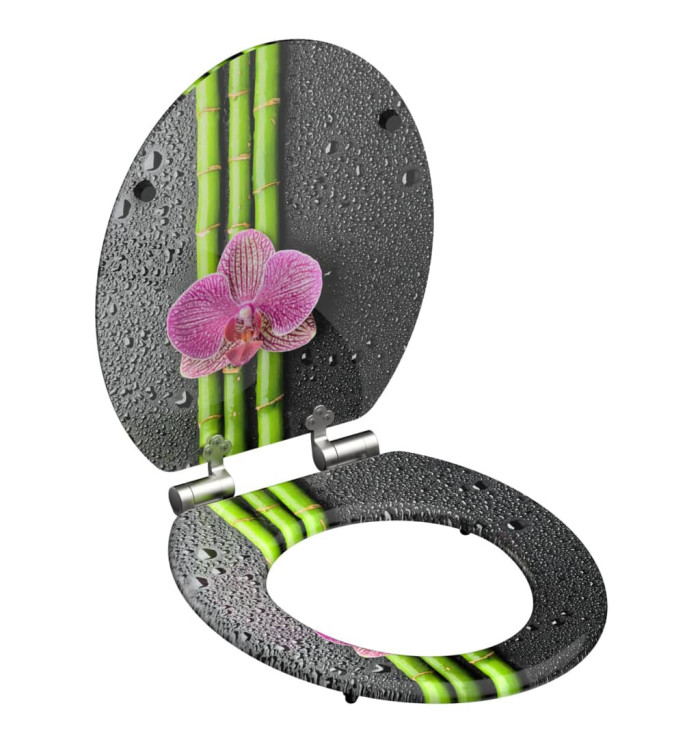 SCHÜTTE Siège de toilette avec fermeture en douceur ASIA | Mobilier & Déco