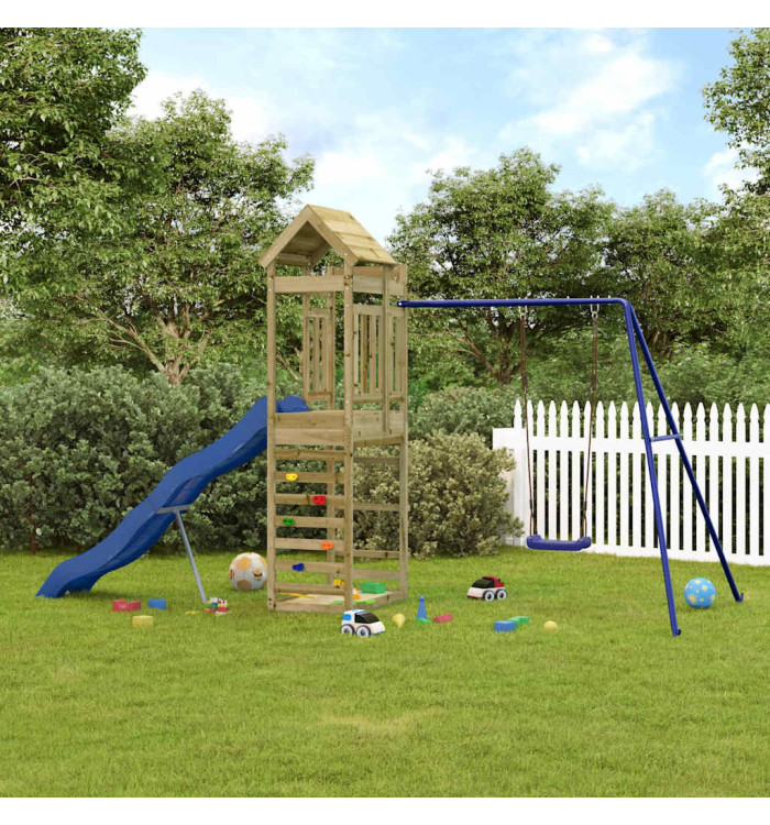 Aire de jeux d'extérieur bois de pin imprégné | Mobilier & Déco
