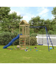 Aire de jeux d'extérieur bois de pin imprégné | Mobilier & Déco