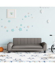 Canapé pour enfants taupe 90x53x30 cm tissu | Mobilier & Déco