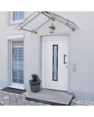 Porte d'entrée Blanc 108x208 cm PVC | Mobilier & Déco