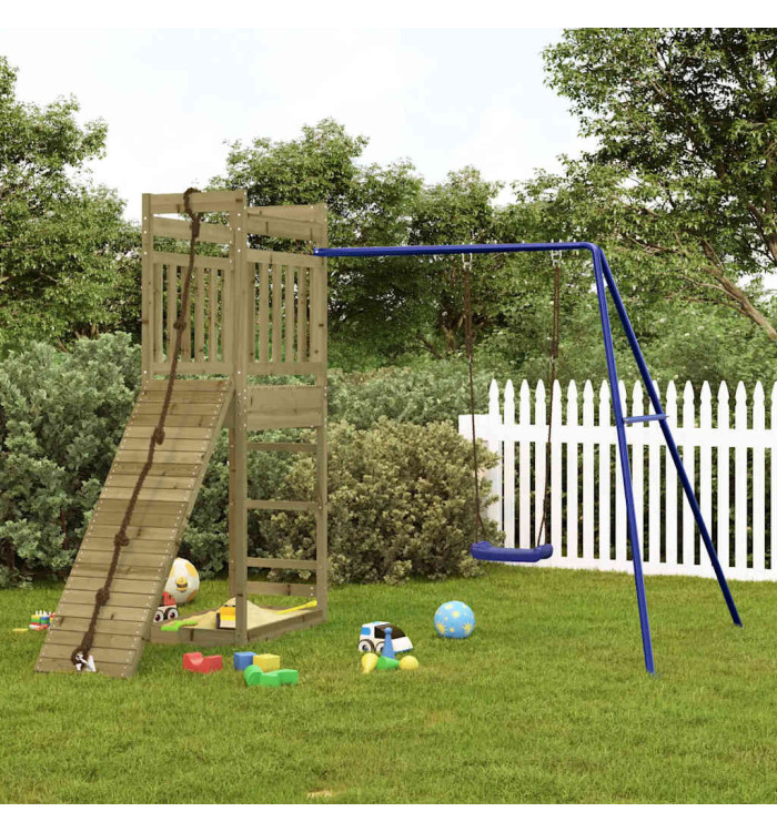 Aire de jeux d'extérieur bois de pin imprégné | Mobilier & Déco