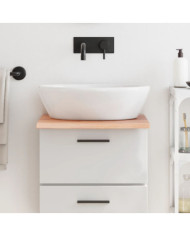Comptoir de salle de bain marron clair 40x60x2 cm bois traité | Mobilier & Déco