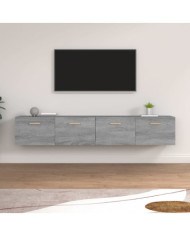 Armoires murales 2 pcs Sonoma gris 100x36,5x35 cm | Mobilier & Déco