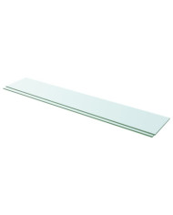 Panneaux d'étagère 2 pcs Verre Transparent 110 x 20 cm | Mobilier & Déco