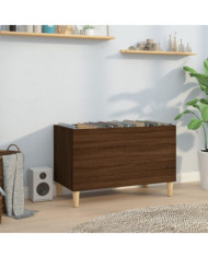 Armoire à disques chêne marron 74,5x38x48 cm bois d'ingénierie | Mobilier & Déco