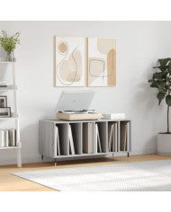 Armoire à disques sonoma gris 100x38x48 cm bois d'ingénierie | Mobilier & Déco