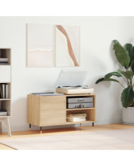 Armoire à disques chêne sonoma 85x38x48 cm bois d'ingénierie | Mobilier & Déco