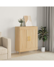 Buffet chêne sonoma 69,5x34x90 cm bois d'ingénierie | Mobilier & Déco