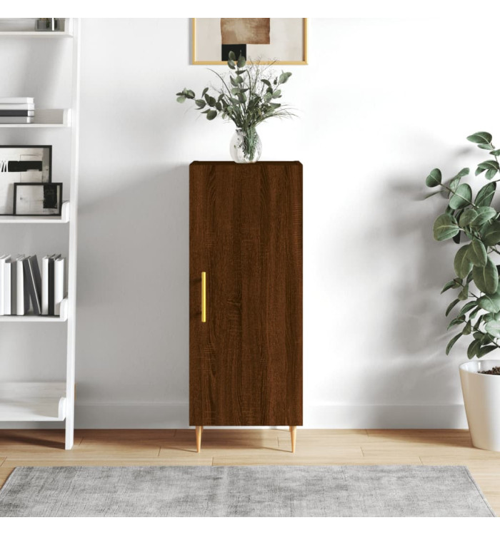 Buffet Chêne marron 34,5x34x90 cm Bois d'ingénierie | Mobilier & Déco