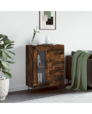Buffet chêne fumé 69,5x34x90 cm bois d'ingénierie | Mobilier & Déco