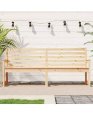 Banc de jardin 203,5x48x91,5 cm bois massif de pin | Mobilier & Déco