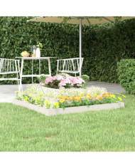 Jardinière Blanc 110x110x27 cm Bois massif de pin | Mobilier & Déco