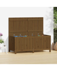 Boîte de rangement de jardin Marron miel 147x68x64 cm Bois pin | Mobilier & Déco