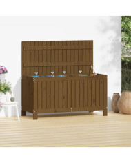 Boîte de rangement de jardin Marron miel 115x49x60 cm Bois pin | Mobilier & Déco