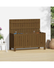 Boîte de rangement de jardin Marron miel 108x42,5x54cm Bois pin | Mobilier & Déco