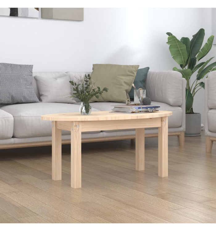 Table basse 80x40x35 cm Bois massif de pin | Mobilier & Déco