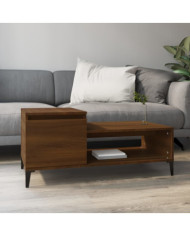 Table basse Chêne marron 100x50x45 cm Bois d'ingénierie | Mobilier & Déco