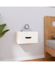 Table de chevet murale Blanc 40x29,5x22 cm | Mobilier & Déco