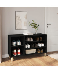 Armoire à chaussures Noir 102x36x60 cm Bois d'ingénierie | Mobilier & Déco
