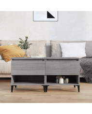 Tables d'appoint 2 pcs Sonoma gris 50x46x50 cm Bois ingénierie | Mobilier & Déco