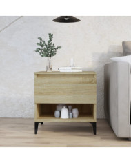 Table d'appoint Chêne sonoma 50x46x50 cm Bois d'ingénierie | Mobilier & Déco