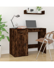 Bureau Chêne fumé 100x49x75 cm Bois d'ingénierie | Mobilier & Déco