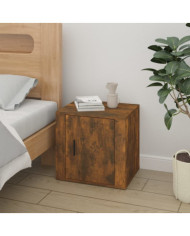 Table de chevet Chêne fumé 50x39x47 cm | Mobilier & Déco