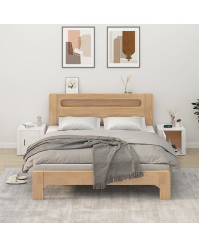 Tables de chevet 2 pcs Blanc brillant 50x39x47 cm | Mobilier & Déco