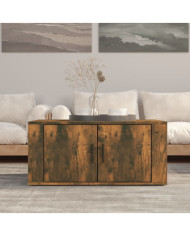 Table basse Chêne fumé 80x50x36 cm Bois d'ingénierie | Mobilier & Déco