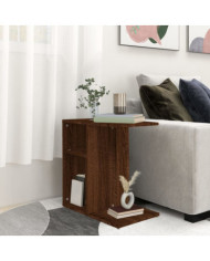 Table d'appoint Chêne marron 50x30x50 cm Bois d'ingénierie | Mobilier & Déco