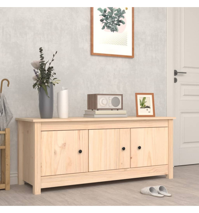 Armoire à chaussures 110x38x45,5 cm Bois de pin massif | Mobilier & Déco