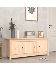 Armoire à chaussures 110x38x45,5 cm Bois de pin massif | Mobilier & Déco