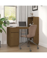 Bureau Marron miel 110x53x117 cm Bois massif de pin | Mobilier & Déco