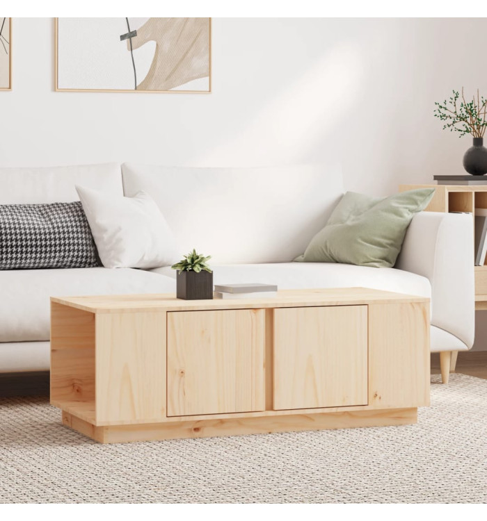 Table basse 110x50x40 cm Bois massif de pin | Mobilier & Déco